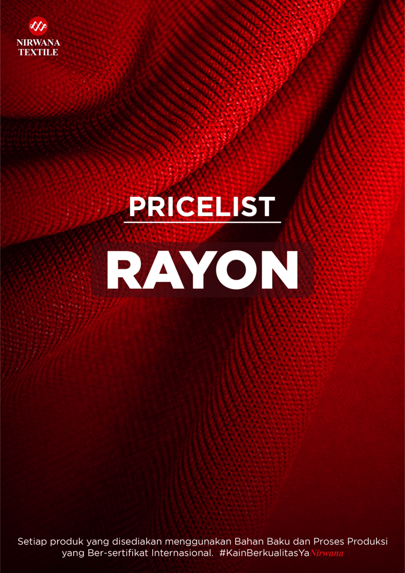 Pricelist RAYON & COTTON SPANDEX